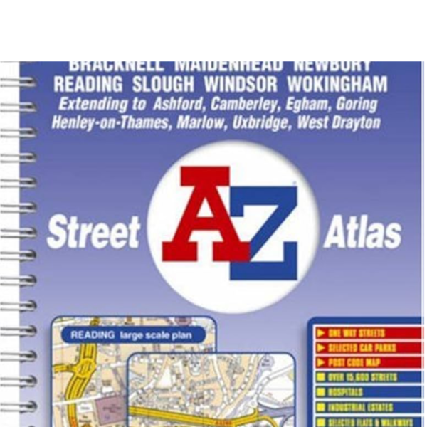 Az Map Of Berkshire (883)