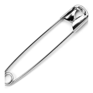 151 - Safety Pins Silver Mixed Sizes (19) - 12 units