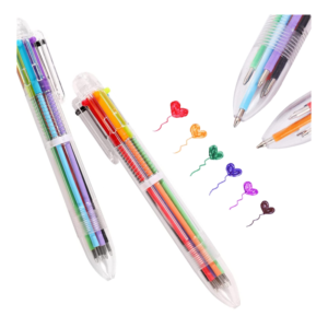 6 Colour Pen in one (party bag filler) - 36 units
