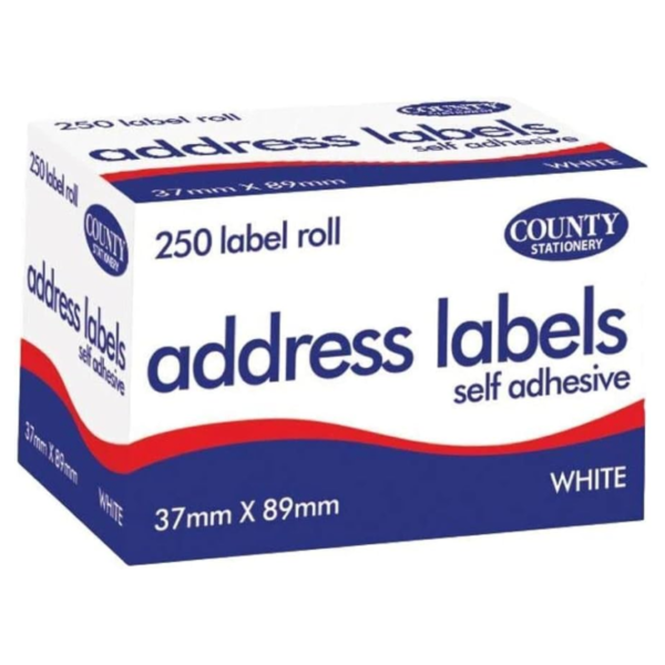 Address Labels Self Adhesive 250’s – 12 units