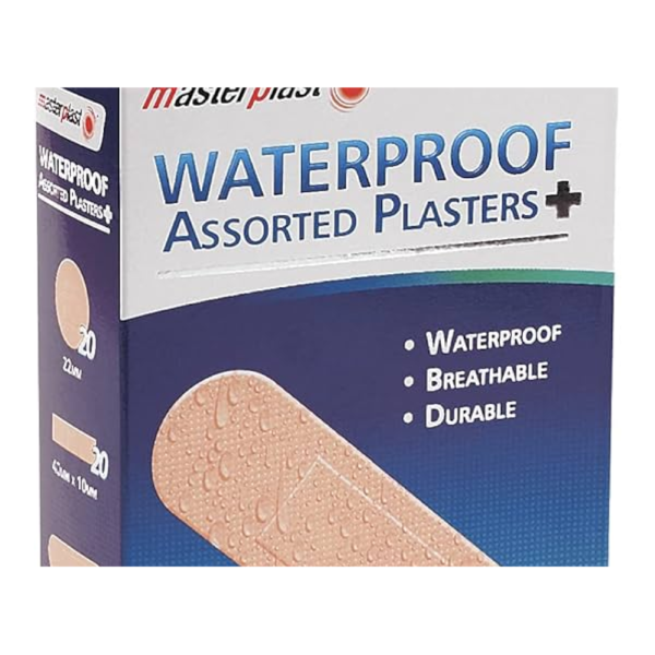 Assorted Waterproof Plasters 20’s Boxed (12)