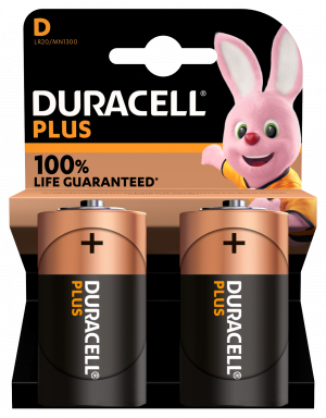 Duracell MN1300 {D} Battery Pack of 2's (10) - Plus Power