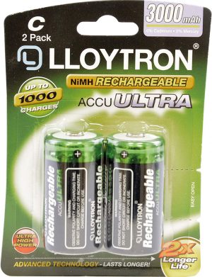 Lloytron Rechargeable Battery MN1400 (C) - 2 Pack
