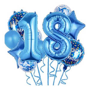 Balloons - Age 18 15's - 5 Units