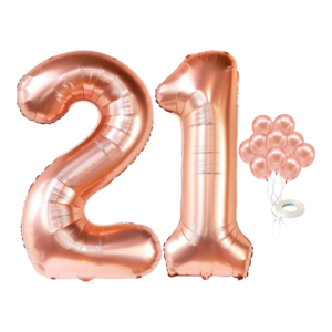Balloons - Age 21 15's - 5 Units