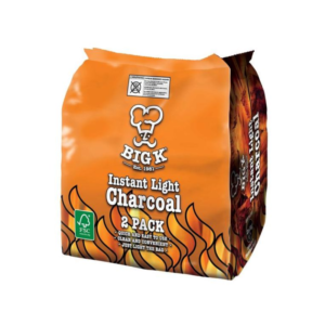 Big K - Instant Light Charcoal 2 Pack (6)
