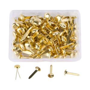 Brassed Paper Fasteners Tiger - 10 units