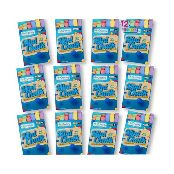 Coloured Chalk Boxed – 12 units