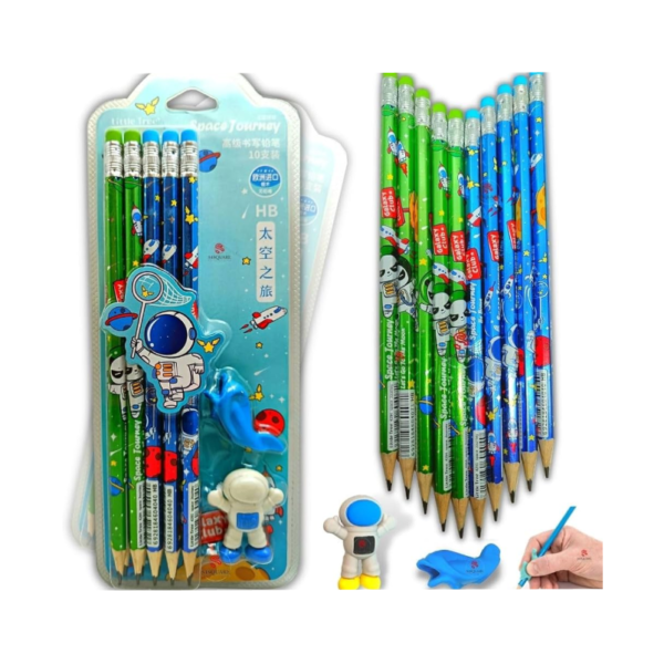 Duralon – Rubber Tipped Pencil on large card (12) – 24 units