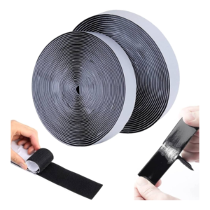 Duralon - Velcro - Black Self Stick (24) - 12 units