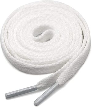 Duralon - 1 pair White Boot Laces 140cm (29) -12 units