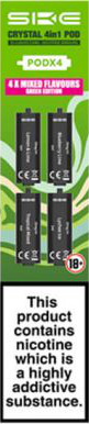 Green Edition - SKE Crystal 4 in 1 Pods  -  4's (10)