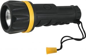 Large Rubber Torch Carded (D975) - 6 Units