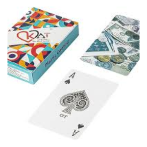 Economy Plastic Coated Playing Cards - 12 units