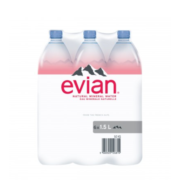 Evian 1.5L – 6 units