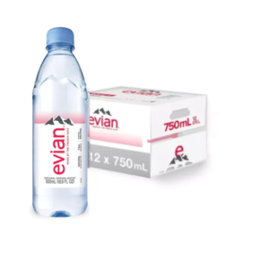 Evian 750ml S/Cap - 12 units