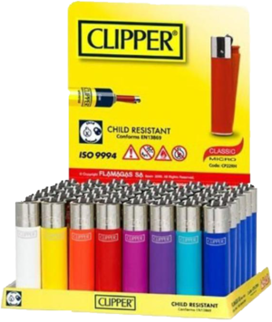Clipper Mini Lighters - 40 units