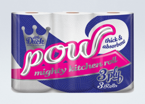 Pow Kitchen Roll 3 ply (8 x 3pk)