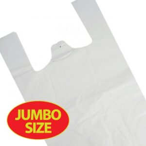 Carrier Bags Jumbo Galaxy - 12 x 18 x 23 - White 1000