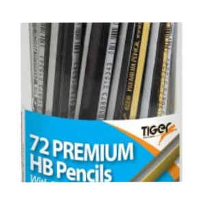 HB Pencils with eraser in a tub - 72 units