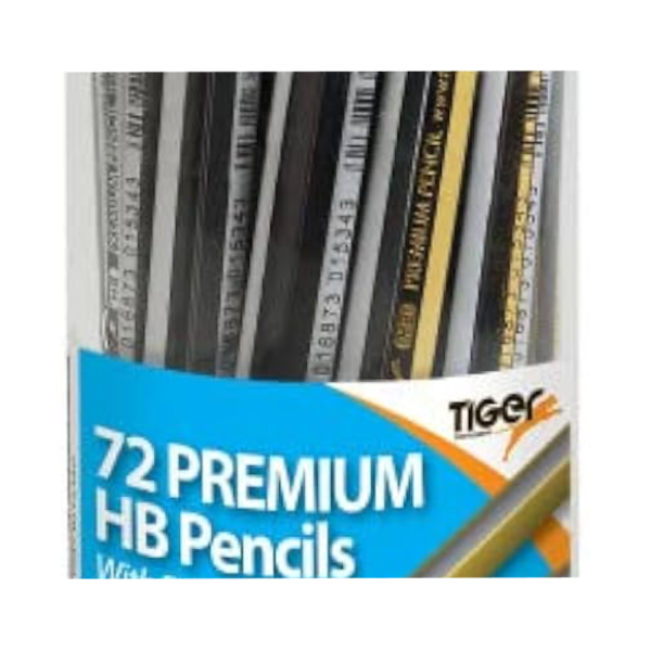 HB Pencils with eraser in a tub – 72 units