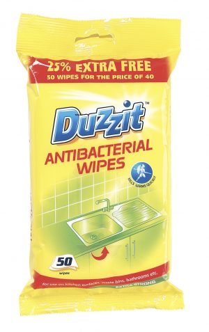 Duzzit - Anti Bacterial Wipes Super Size (12 x 50's)
