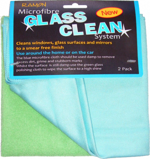 Microfibre Cloth Glass Clean (10 x 2's) - 779.2