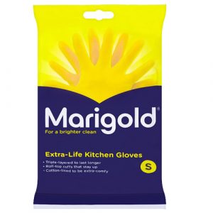 Marigold Kitchen Gloves Small - 6 Units