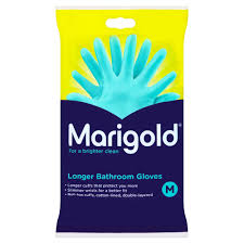 Marigold Bathroom Gloves Medium - 6 Units