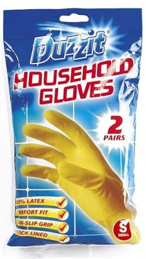 Duzzit Household   Gloves Small - 6 Units