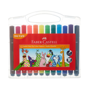 Jumbo Permanent Markers Assorted - Pack of 12