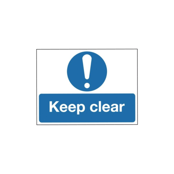 Keep Clear Sign – 6 units
