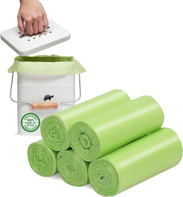 Kitchen Caddy Biodegradable Bags 10L – Roll of 15 – 24 units