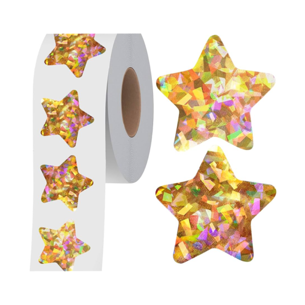 Metallic Stars Gold – Self Adhesive OBS108 – 20 units