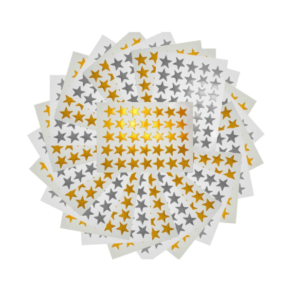 Metallic Stars Mixed – Self Adhesive OBS111 – 20 units