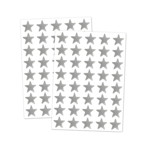 Metallic Stars Silver - Self Adhesive OBS109 - 20 units