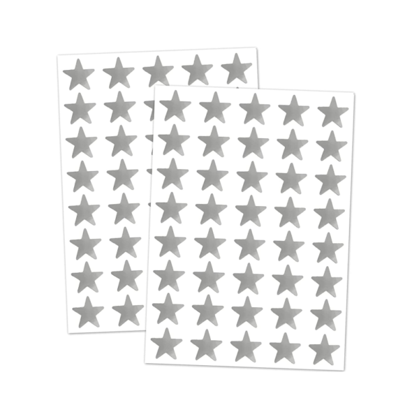 Metallic Stars Silver – Self Adhesive OBS109 – 20 units
