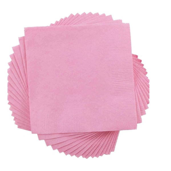 Napkins 2 Ply Pink – (6 x 20’s)