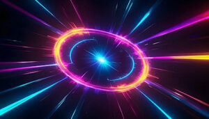 Neon Flashes Small - 4 Mixed Colours OBS44 - 10 units