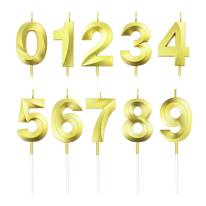 Number Candles - Number 0 - 6 Units