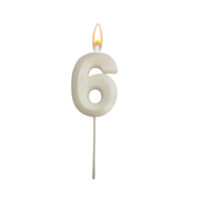Number Candles - Number 1 - 6 Units