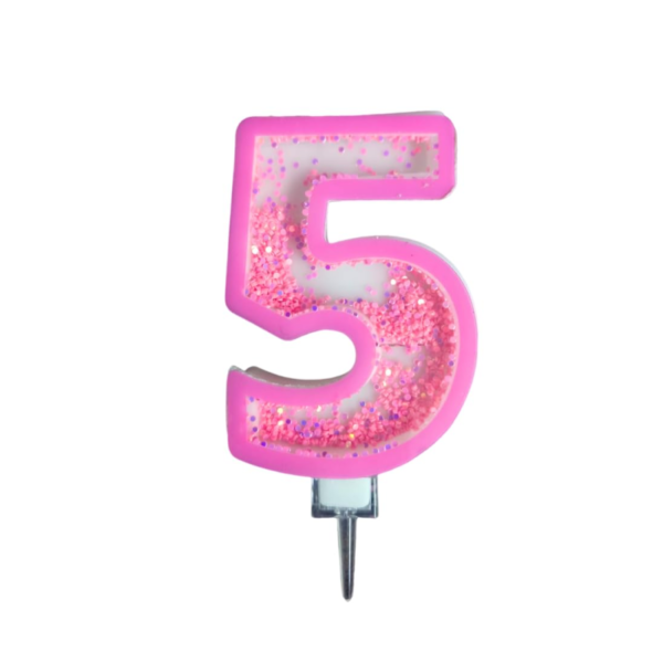 Number Candles – Number 5 – 6 Units