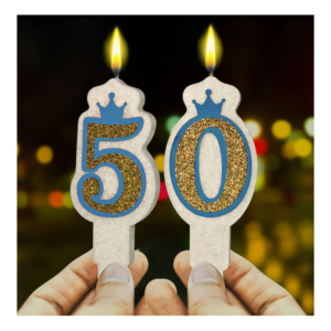Number Candles - Number 50 - 6 Units
