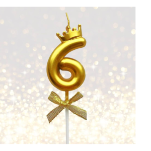 Number Candles - Number 6 - 6 Units