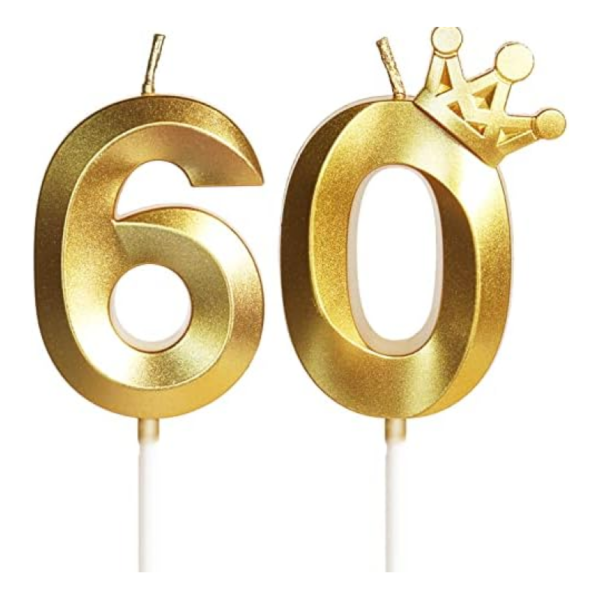 Number Candles – Number 60 – 6 Units