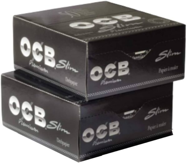 OCB Black King Size Slim – 50 Units