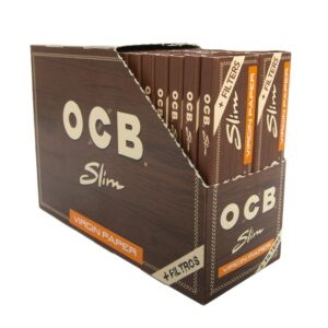 OCB Virgin King Size Slim + Tips  32 Units