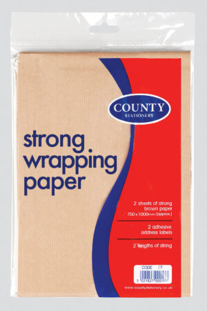 Brown Paper with Tag & String - 36 units (CT7A)