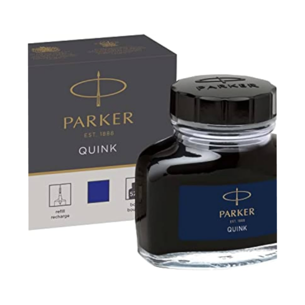 Parker Bottle Ink – Washable Blue (6 x 57ml)