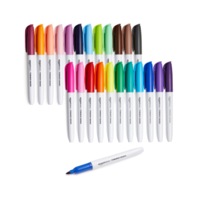 Permanent Markers Assorted - Pack of 24